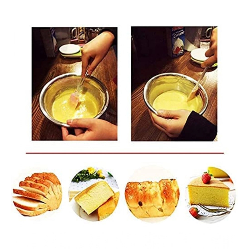 Pack of 5 Silicone Spatula with Brush – Heat Resistant Cooking And Baking (Assorted Color)