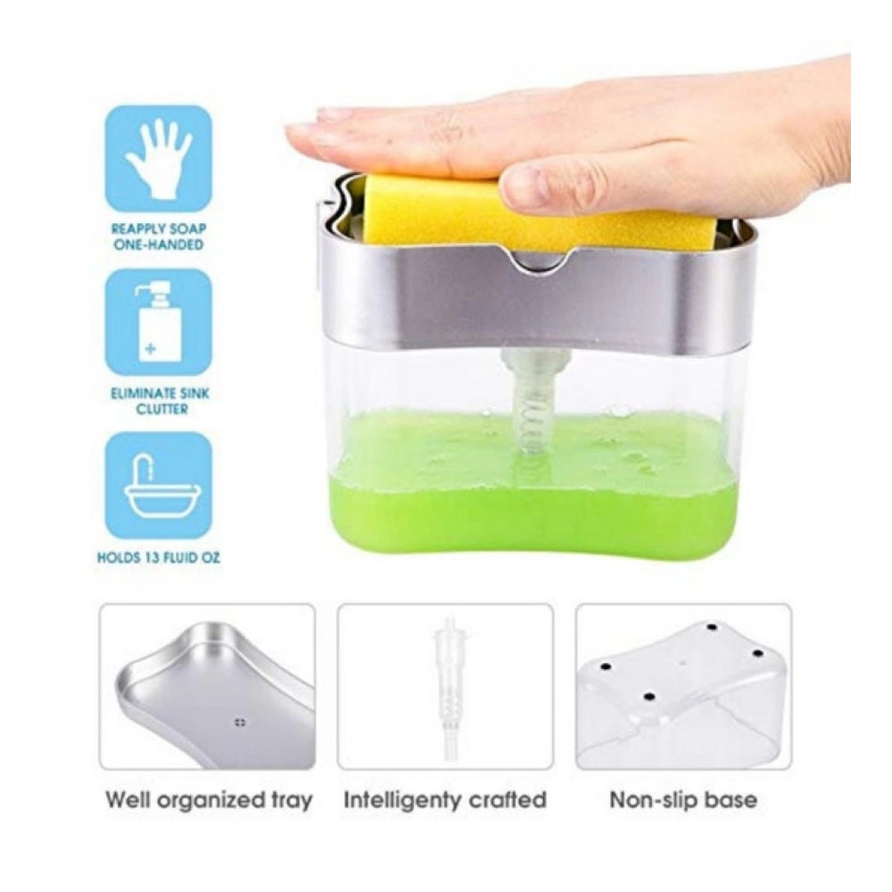 Pack of 4 Soap Pump Dispenser – Refillable Liquid Soap And Lotion Bottle (Assorted Color)