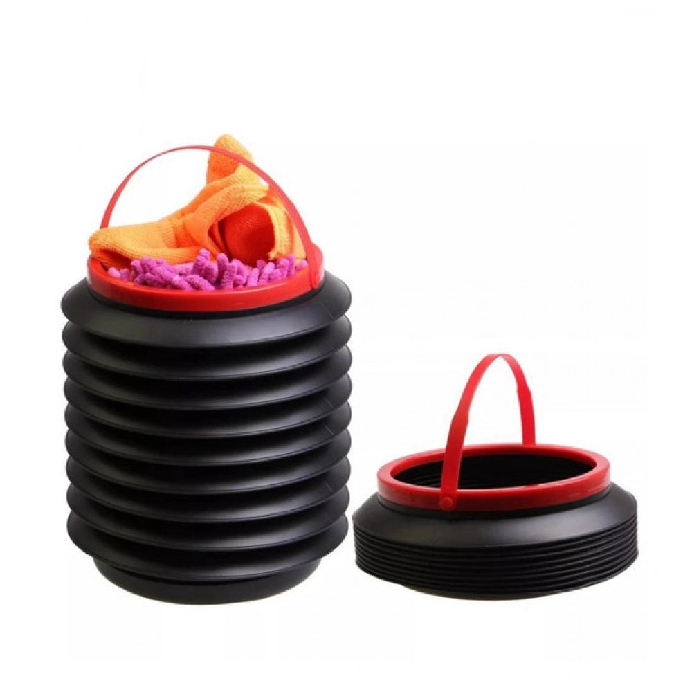 Pack of 3 Foldable Dustbin – Portable And Space-Saving Trash Container (Assorted Color)