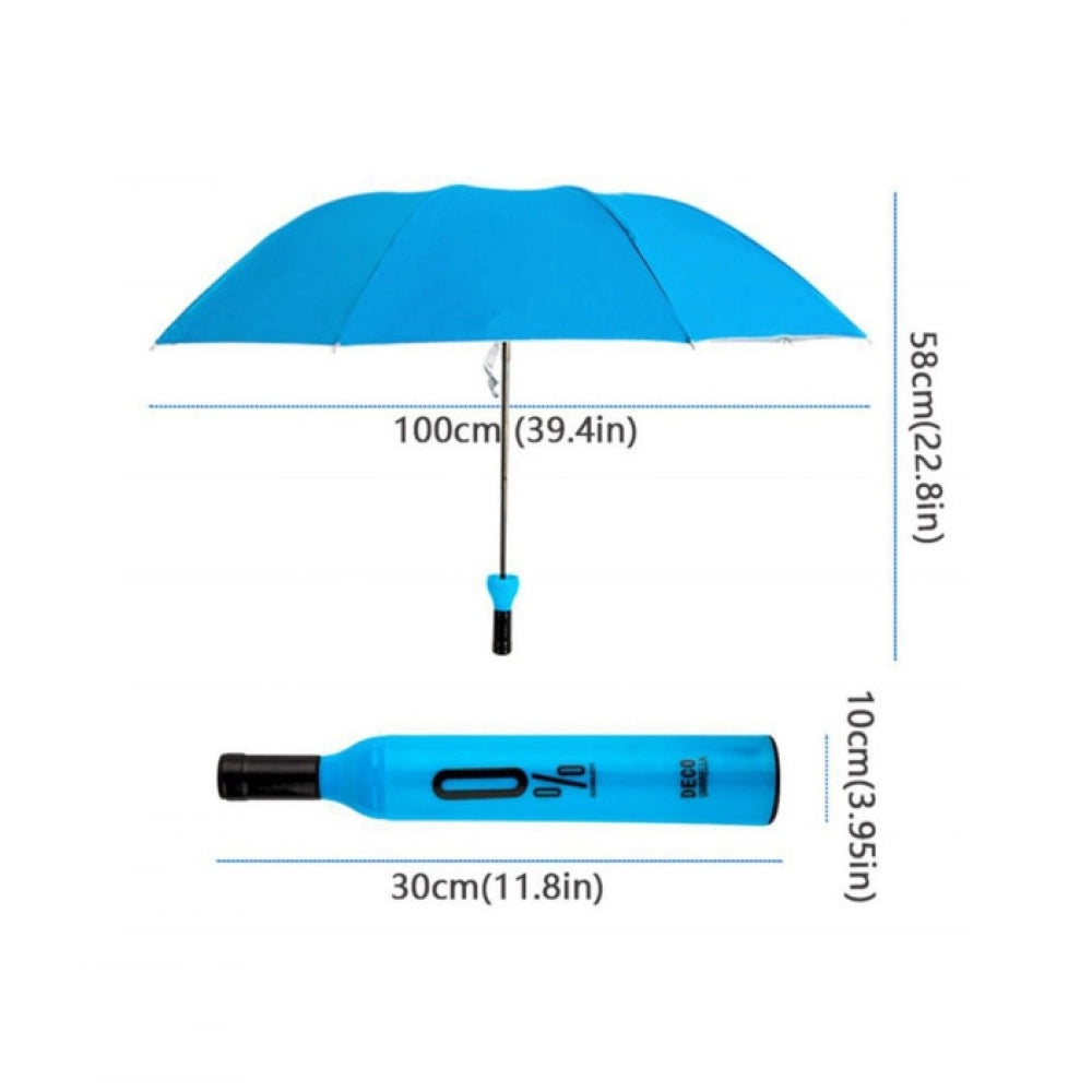 Bottle-Shaped Umbrella – Compact Foldable Rain Protection (Assorted Color)