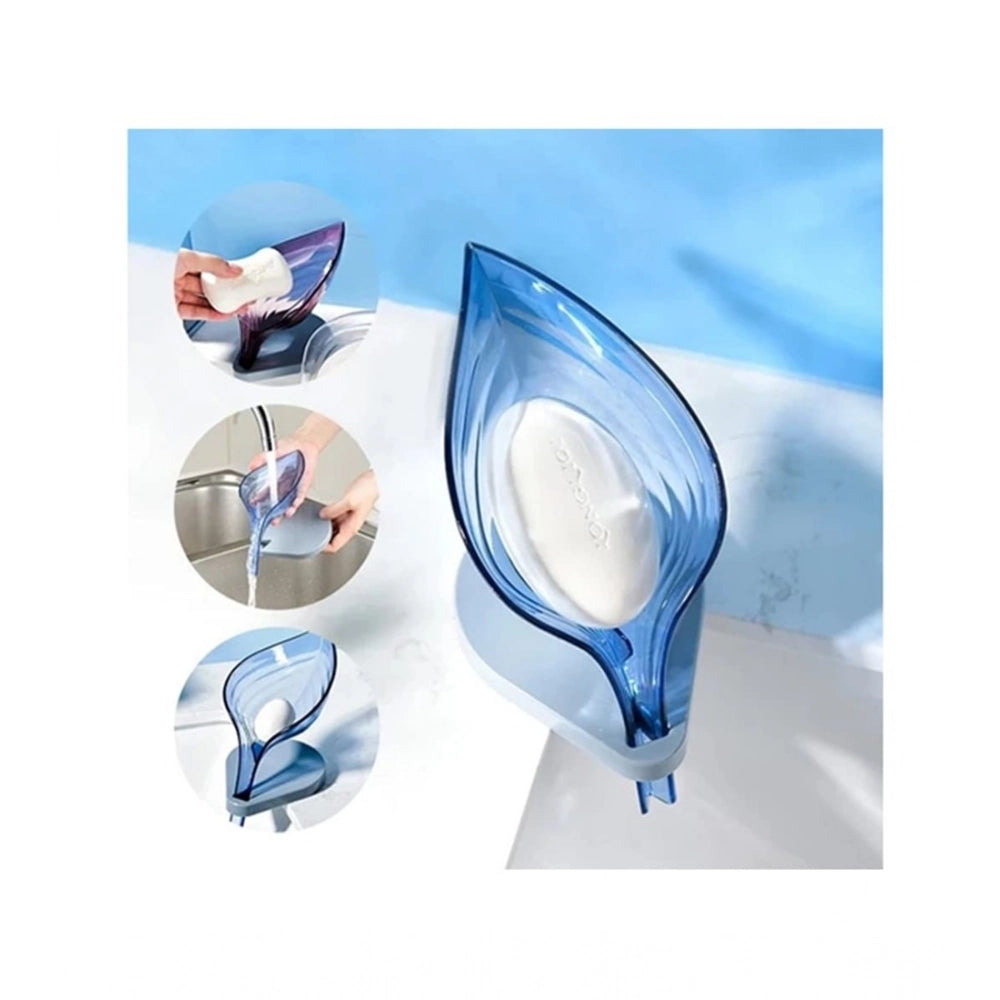 Pack of 2 Leaf-Shaped Soap Holder – Stylish Bathroom Soap Dish (Assorted Color)