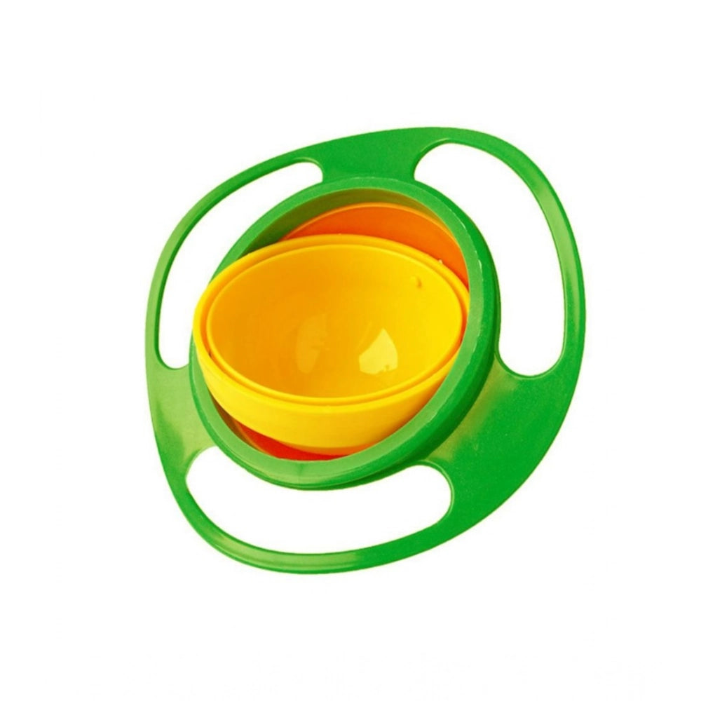 Pack of 2 Gyro Bowl – Spill-Proof Rotating Fun Bowl for Kids (Assorted Color)