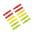Pack of 4 Cloth Hanger Clips 36-Piece Set – Multi-Purpose Clothes Pegs (Assorted Color)