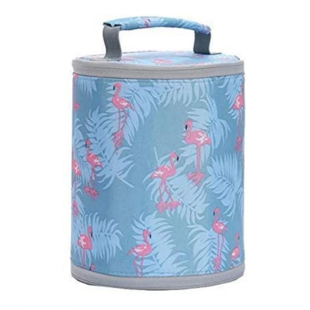Round Travel Lunch Bag – Portable Office Bag for Men And Women (Assorted Color)