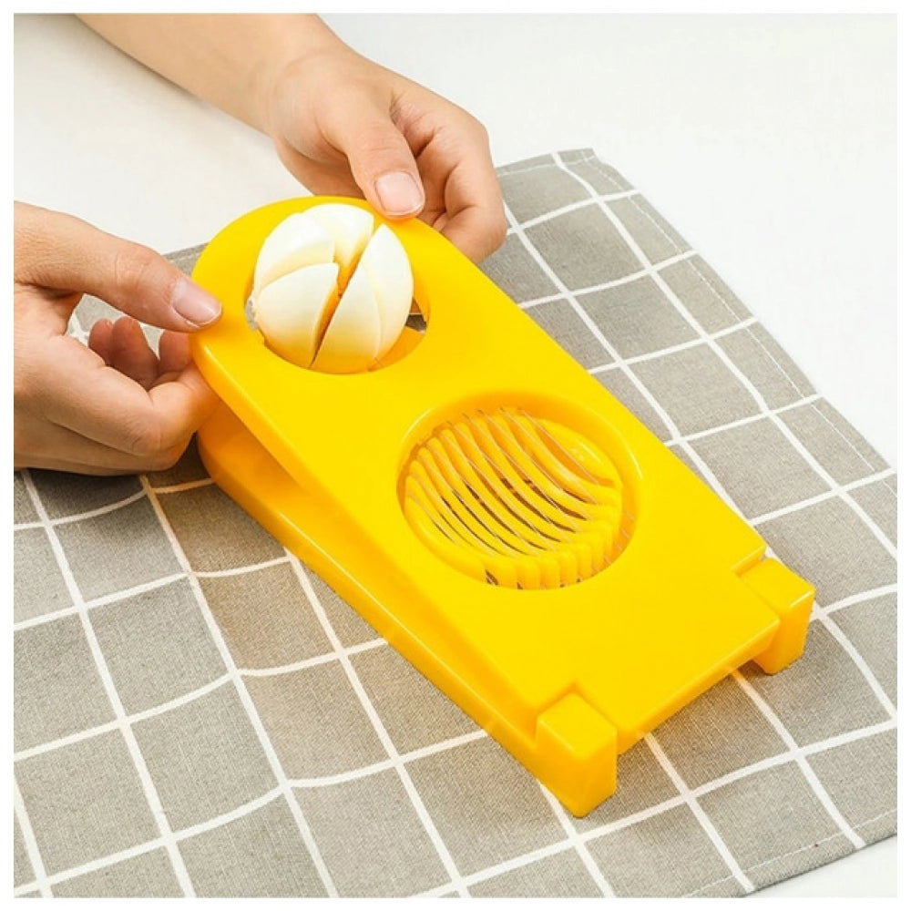 Pack of 2 2-in-1 Egg And Mushroom Slicer – (Assorted Color)