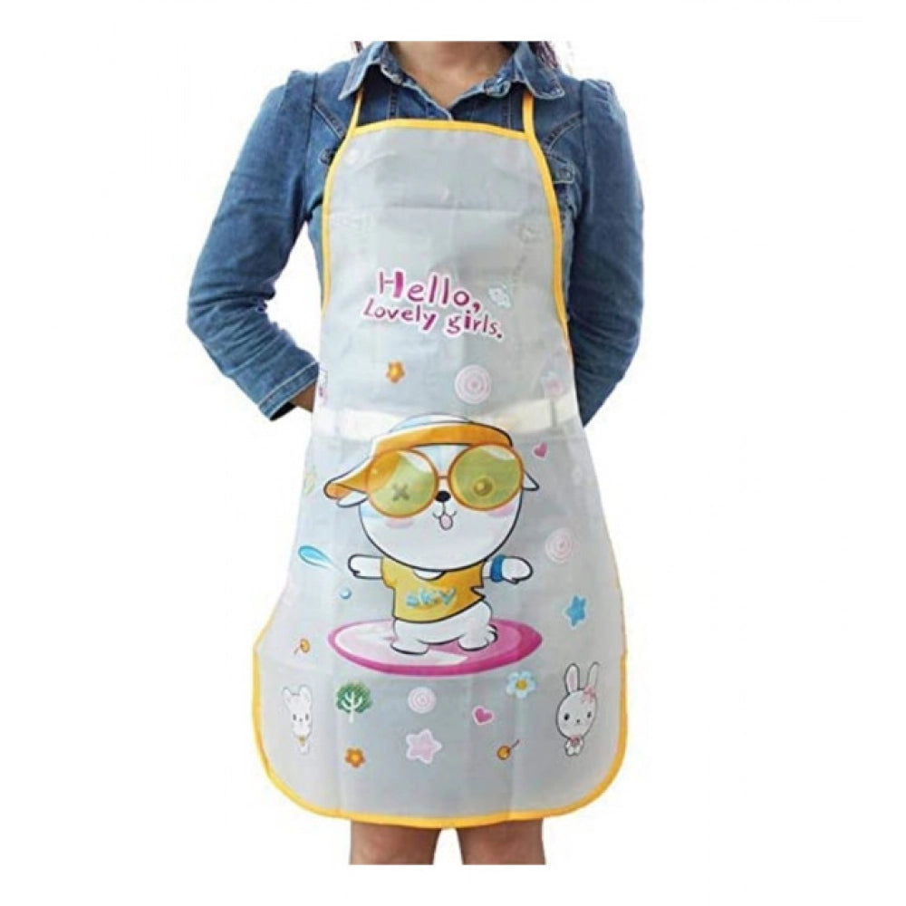 Pack of 2 Printed Waterproof Kitchen Apron with Pockets for kids– (Assorted Color)