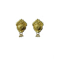 Pack of 2 Brass Gold-Plated Earrings (Gold) – Design 01