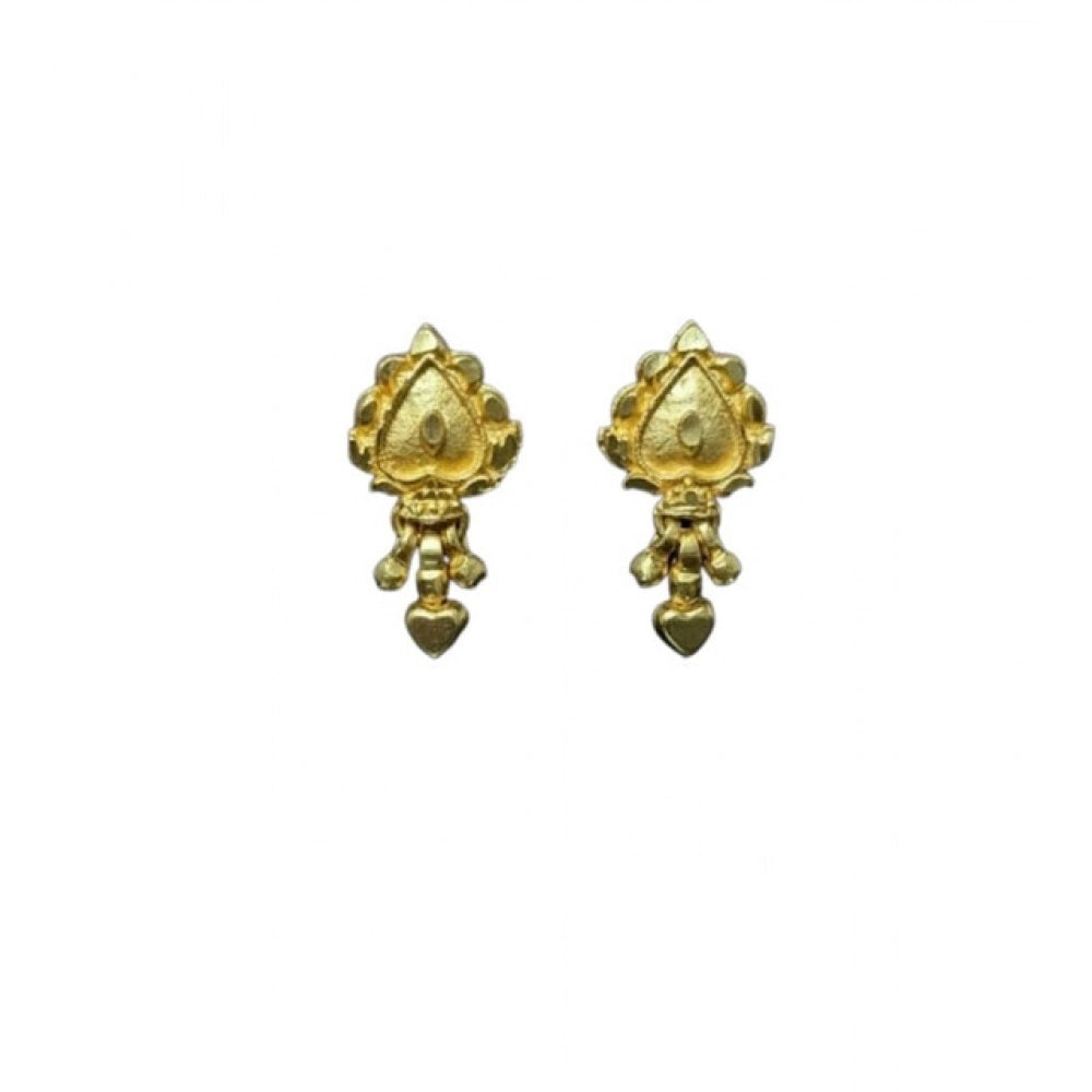 Pack of 2 Brass Gold-Plated Earrings (Gold) – Design 03
