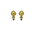 Pack of 2 Brass Gold-Plated Earrings (Gold) – Design 03