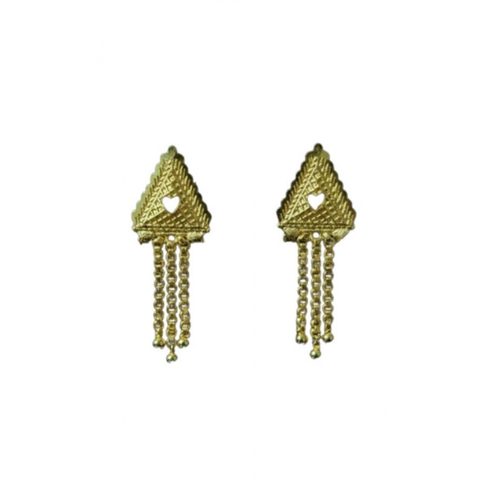 Pack of 2 Brass Gold-Plated Earrings (Gold) – Design 14